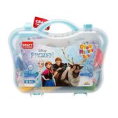 Crafy 1877 Frozen 200 GR 20 Parça Çantalı Oyun Hamuru Seti
