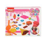 Crafy 3493 Tatlı Düşler 200 GR 22 Parça Oyun Hamuru Seti