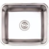 Crauf 3050 Lavello 40x45 cm Mat Inox Eviye