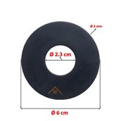 Creavit 2.3x6 cm Gömme Rezervuar İç Takım Boşaltma Grubu Contası