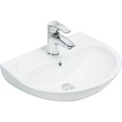 Creavit 40x50 cm Beyaz Delikli Oval Lavabo