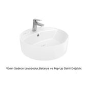 Creavit NC046 Nice Beyaz 45 cm Tezgah Üstü Lavabo