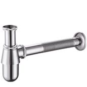 Creavit SF165 33 cm Lavabo Sifonu Metal Körüklü Gider Borusu