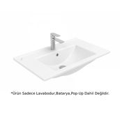 Creavit SU075 Su Etajerli ve Dolap Uyumlu Beyaz Lavabo