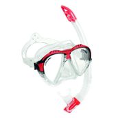 Cressi Matrix Clear Pembe Maske Gamma Şnorkel Seti