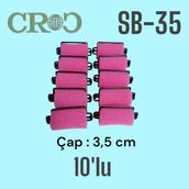 Croc Pembe Sb-45 10 Adet Sünger Bigudi