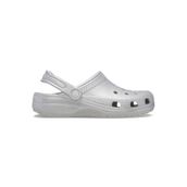 Crocs 205942-0IC Simli Gümüş Classic Glitter Kadın Terlik