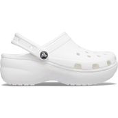 Crocs 206750-100 Classic Platform Clog Kadın Beyaz Sandalet