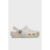 Crocs Classic Glow Paint Splatter Clog T Desenli Terlik Unisex Çocuk Terlik 212669 - Beyaz
