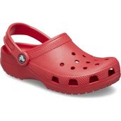 Crocs Kız Çocuklar İçin 206991 K Classic Clog K Terlik Kırmızı Silikon/Plastik Konforlu Tasarım