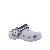 Crocs Lila Kız Çocuk Plaj Terliği 211892-C Imagination LightsBkstrpCg