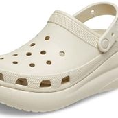 Crocs Unisex Classic Crush Clog Sandalet, Bone, 39-40