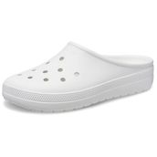 Crocs Unisex Classic Low Profile Clog Sandalet 39-40, 39-40, TYC67596CED2C615864BE2500, Beyaz, Unisex Yetişkin