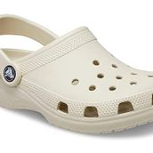 Crocs Unisex Çocuk Classic Clog K Terlik, Bone, 33-34 EU