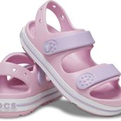 Crocs Unisex Çocuk Crocband Cruiser Sandal K/T Ballerina/Lavender Terlik, Ballerina/Lavender, 32/33 EU