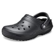Crocs Unisex Yetişkin Classic Lined Clog Sandalet Black/Black 41-42 EU