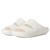 Crocs Unisex Yetişkin Klasik 2.0 Sandalet, Tebeşir, 8 Women/6 Men