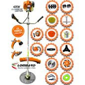 Cros Lombard Italy Trıvano 621X Seri Yan Tırpan+ Akrobat Çapalama + Toprak Eşeleme 15 Parça Temizlik Seti - RENK