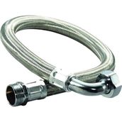 Cruwa 2 1/2" 16 Bar Paslanmaz Örgülü Hidrofor Hortumu Dirsekli Flex Hortum (Rakor & Nipel) 100 cm