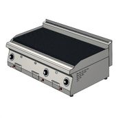 CSA İnox Karacasan Enüstriyel 120 cm 700 Seri Set Üstü Doğalgazlı Sulu Izgara