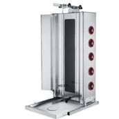 CSA Karacasan Endüstriyel Elektrikli 5 Radyanlı Döner Ocağı Makinesi