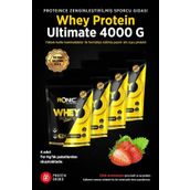 CULINARY CRAFTS Ronic Nutrition Whey Protein Tozu Ultimate 4000 G Kas Yapılanmasına Yardımcı Protein Tozu (ÇİLEK AROMALI) Hd-03
