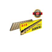 D.I.D DID 520VX3-120 BAKLA GOLD (SARI) MOTOSİKLET ZİNCİRİ (X-RİNG)