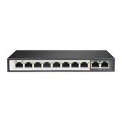 D-Link DGS-F1010P-E-E 10 Port 120 W Full PoE Gigabit 2X Uplink Yönetilemez PoE Switch