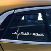 Dacia Duster Yan Cam Sticker Oto Kapı Aksesuar 20cmx7cm