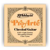 D'addario EJ43 Light Tension Silver Klasik Tel Set