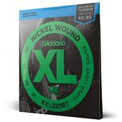 D'addario EXL220BT XL 40-95 Long Scale Nickel Bas Gitar Tel Seti