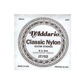 D'addario J2702 Clear Naylon Normal Tension Si Klasik Tek Tel