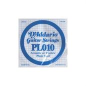 D'addario PL010 Plain Steel Mi Elektro Tek Tel