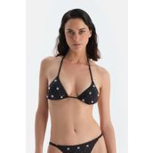 Dagi Siyah Üçgen Küçük Bikini Üst