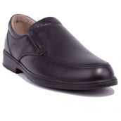 Dagoster DMA08-09 Siyah Ortopedik Günlük Erkek Deri Ayakkabı