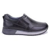 Dagoster DMA08-1060 Siyah Ortopedik Deri Erkek Günlük Ayakkabı