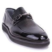 Dagoster DMA08-1800DG Siyah Rugan Poliüretan Taban Deri Erkek Klasik Ayakkabı