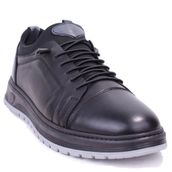 Dagoster DMA08-640DG Siyah Ortopedik Deri Erkek Günlük Ayakkabı