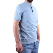 Dagoster DMG23-211240 Mavi Günlük Hakim Yaka Erkek Tişört