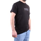 Dagoster DMG23-211676 Siyah Günlük Bisiklet Yaka Erkek Tişört