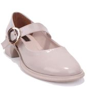 Dagoster DZA07-11524010 Rugan Günlük Spor Bej Kadın Klasik Ayakkabı