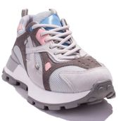 Dagoster DZS07-20135 Gri Pembe Kadın Spor Ayakkabı