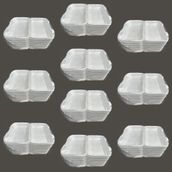 Dagyuce 36D 23.5x15 cm 10x20 Adet Tek Kullanımlık Köpük İskender Kapaklı Kase Kutu
