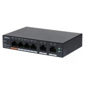 Dahua CS4006-4ET-60 4 Port Gigabit PoE 60 W 2 Port Gigabit Uplink PoE Masaüstü Switch