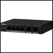 Dahua PFS3006-4ET-60-V2 4 Port Megabit PoE 60W 2 Port Uplink Yönetilemez Masaüstü Switch