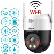 Dahua SD2A200HB-GN-AW-PV-S2 2 MP 2.8 mm 30 mt Wifi +Sesli IR PTZ Speed Dome IP Kamera