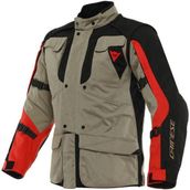 Dainese Alligator Walnut Black Lava Red Tekstil Motorsiklet Mont