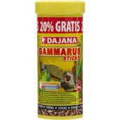 Dajana Gammarus Sticks Kaplumbağa Yemi, Sebzeli, 250 Ml + 50 ML Promo 108 Gr