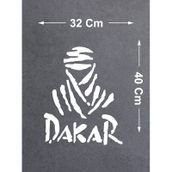 Dakar Sticker - 4x4 Off Road Adventure Sticker - Araba Oto Motosiklet Karavan Cam Sticker - 00074 40x32 Cm
