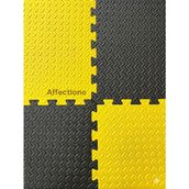 Damla Desen Tatami Minderi 100x100 20mm Çift Taraflı Kullanım Çift Renk (sarı-siyah)